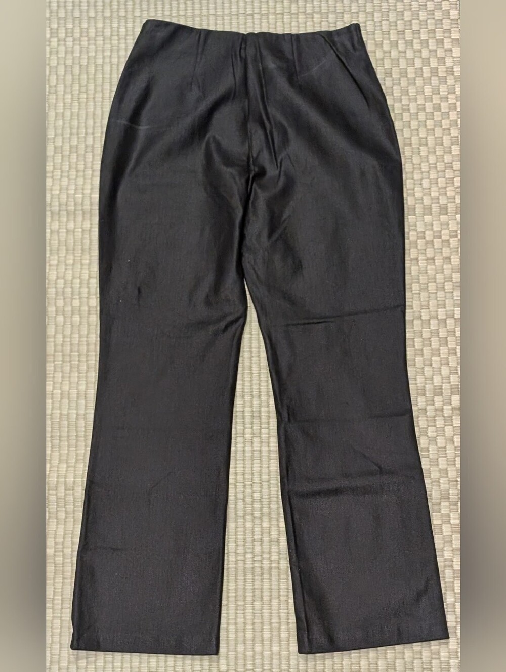 NWT Tuckernuck Black Wax Ashford Pants High Rise Kick Flare Women's Size Medium - Picture 2 of 7
